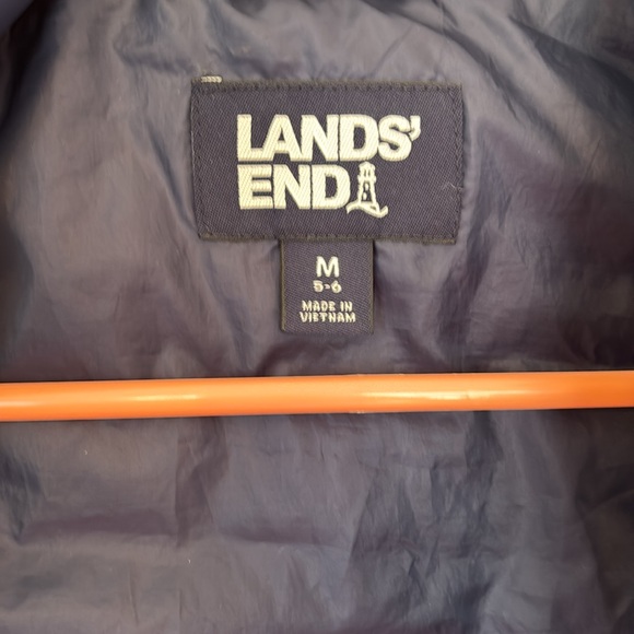 Lands End Vest Navy Blue - Picture 3 of 4